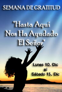 Iglesia Adventista del Séptimo Día Tepeyac - Event: Semana de Gratitud:  